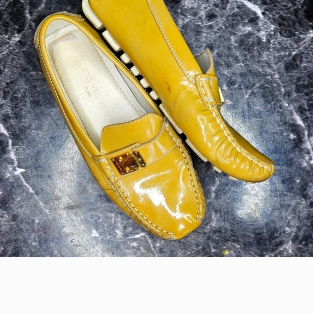 Lv yellow slip on woman shoes - Picture 8 of 8